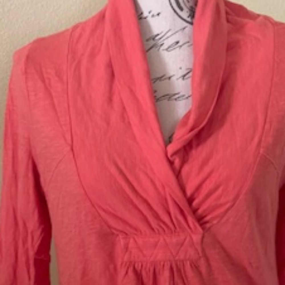 Anthropologie Deletta Long Sleeve Top – Size Large | Vibrant & Stylish - Picture 2 of 4